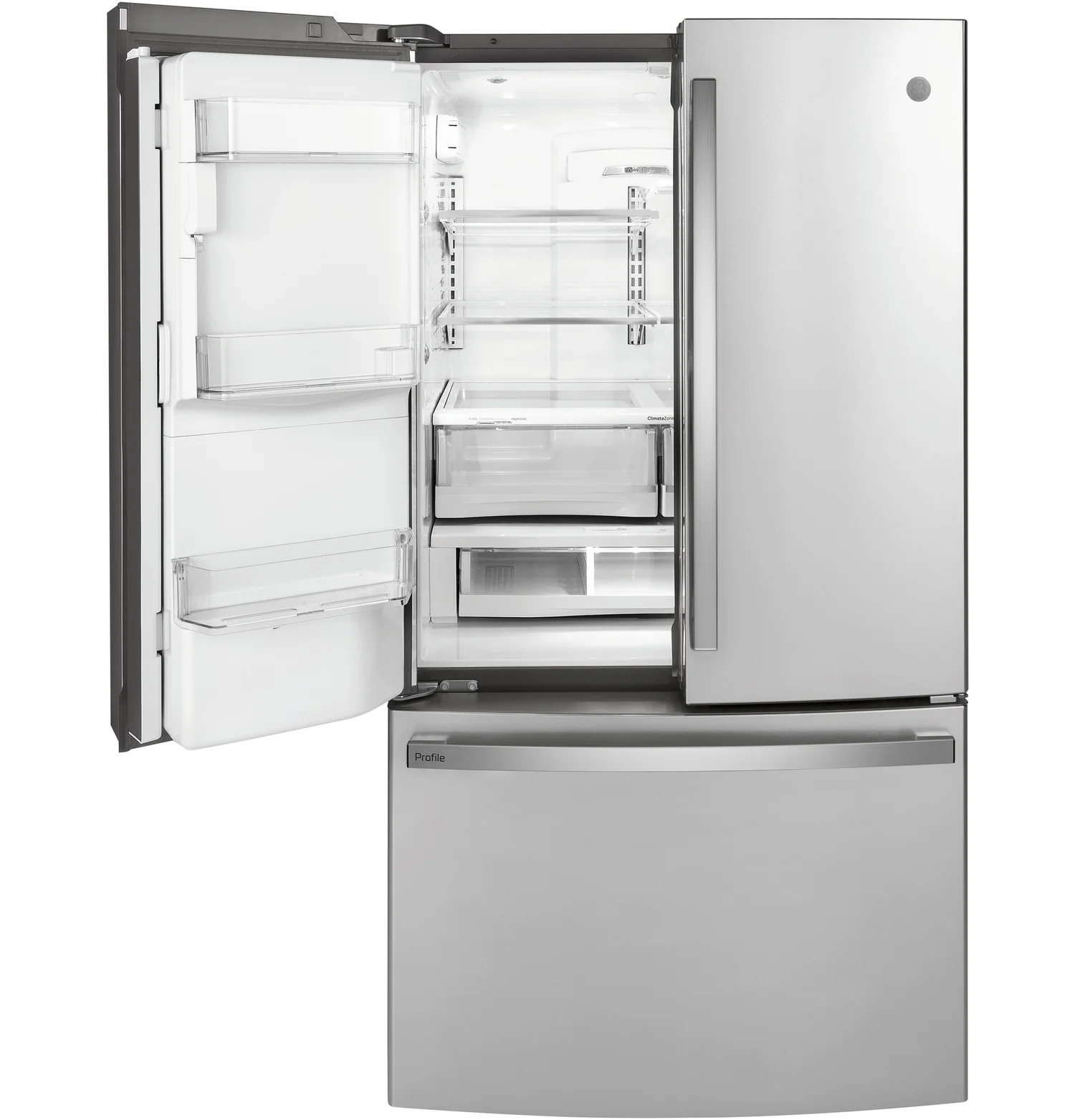 Profile 36" 22.1 Cu. Ft. French-Door Refrigerator - Stainless - PYD22KYNFS