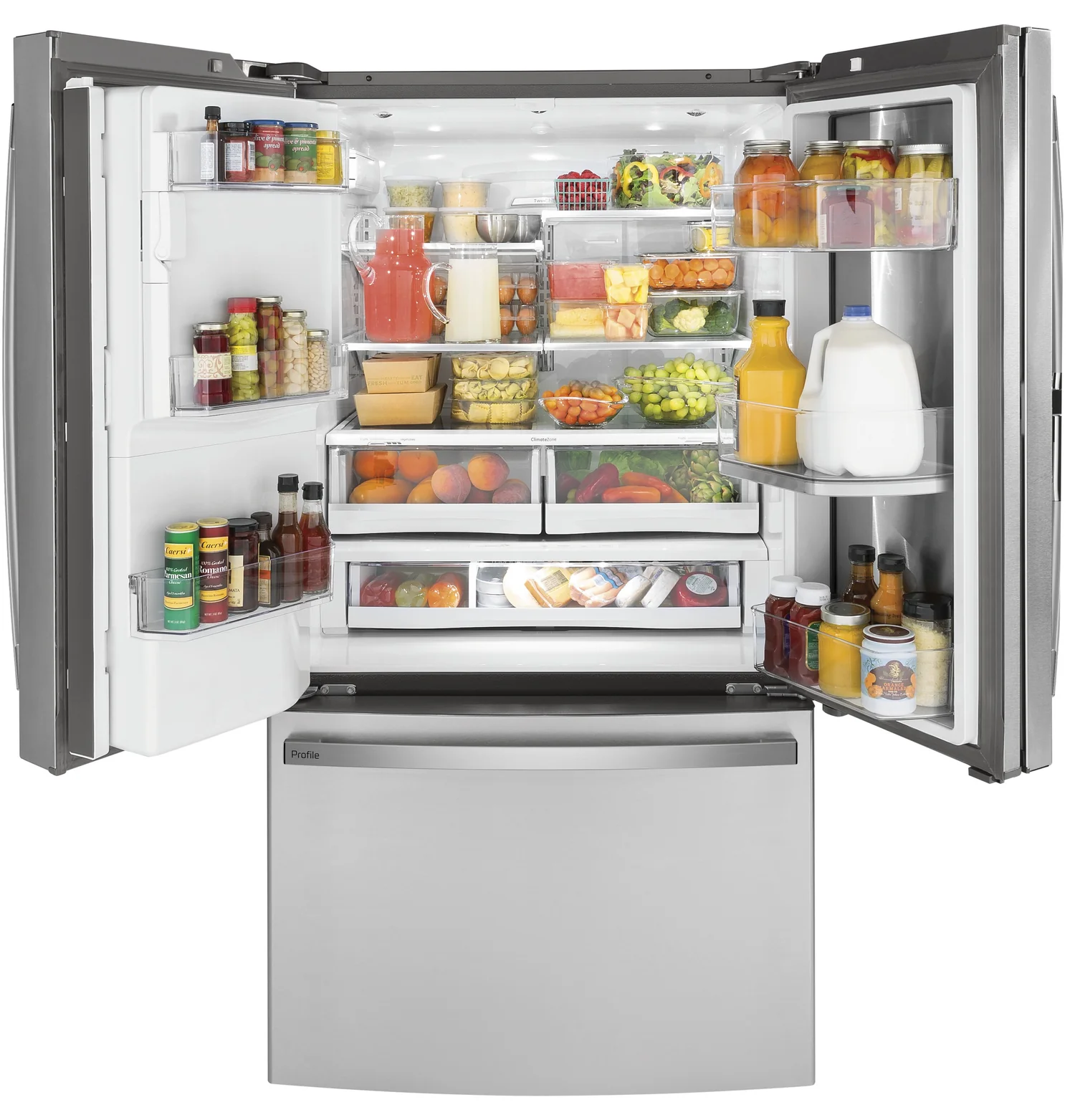 290-profile-36-22-1-cu-ft-french-door-refrigerator-stainless-pyd22kynfs-4.webp Profile 36" 22.1 Cu. Ft. French-Door Refrigerator - Stainless - PYD22KYNFS