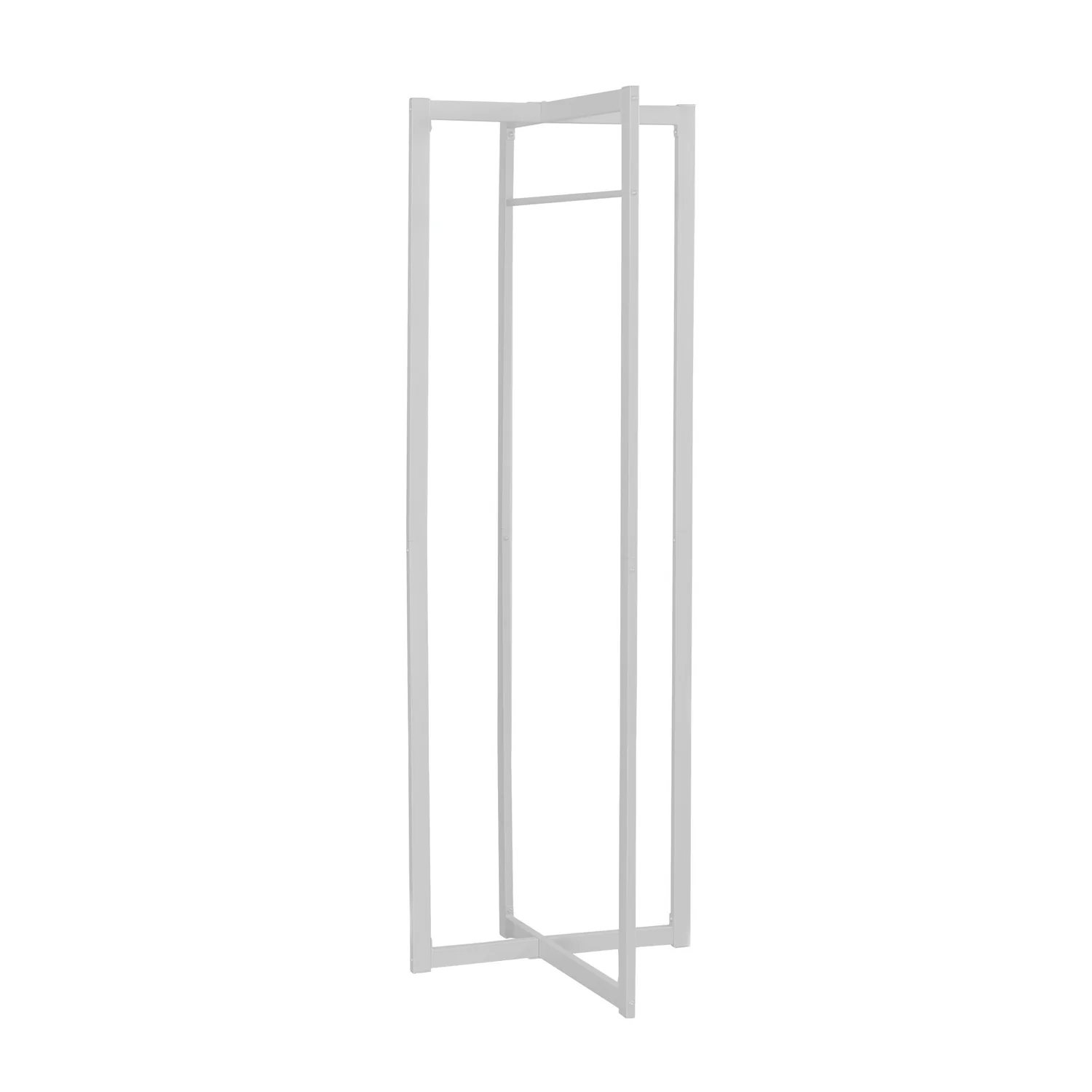 White Metal Coat Rack