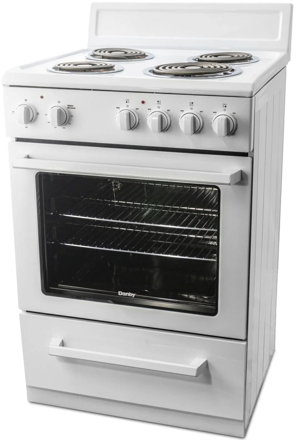 Danby 2.5 Cu. Ft. Electric Range With Compact 24" Width and 4 Burners - White - DERM240WC