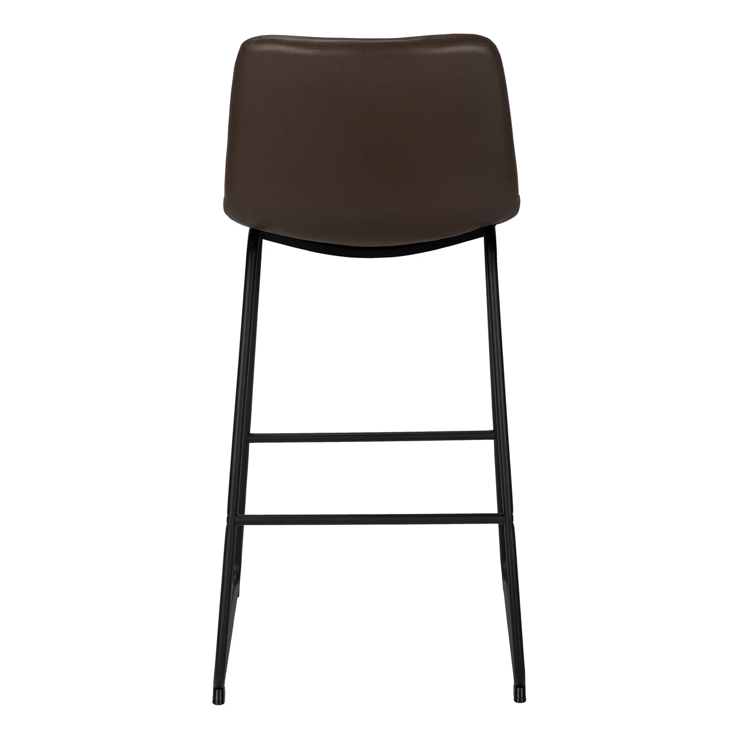 3004-curved-backrest-brown-leather-look-black-bar-stool-5.webp Curved Backrest Brown Leather-look Black Bar Stool