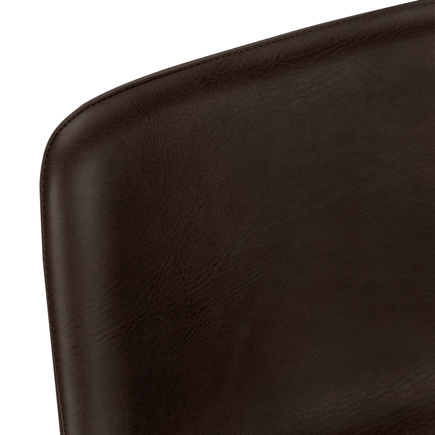 3004-curved-backrest-brown-leather-look-black-bar-stool-6.jpg Curved Backrest Brown Leather-look Black Bar Stool