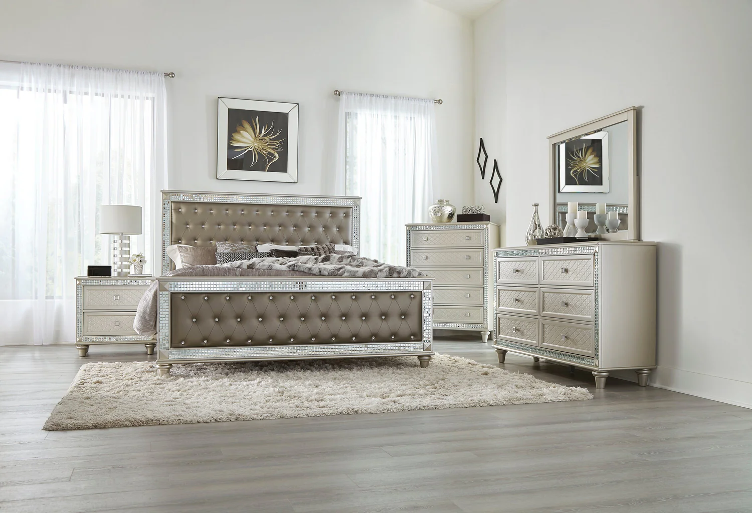 3078-tyra-bedside-2-drawer-nightstand-28-w-x-29-h-glam-champagne-6.webp Tyra Bedside 2-Drawer Nightstand, 28"W x 29"H, Glam - Champagne