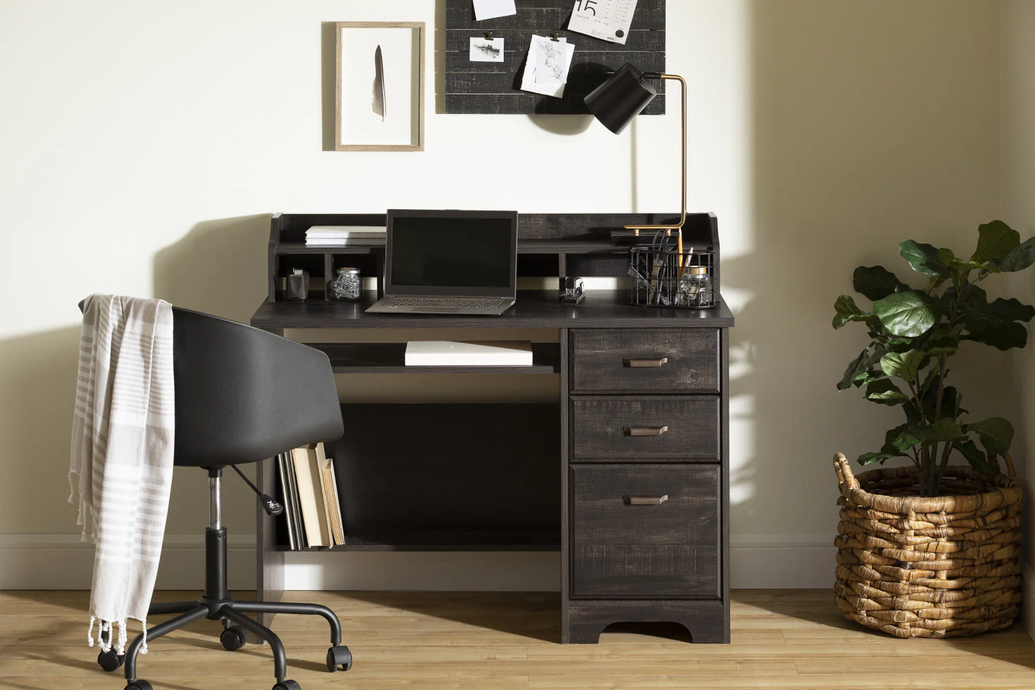 3095-versa-desk-with-hutch-rubbed-black--3.webp Versa Desk with Hutch - Rubbed Black