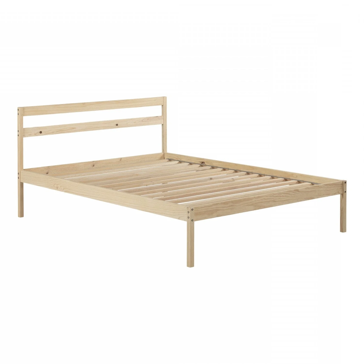 Sweedi Full Bed - Natural Wood