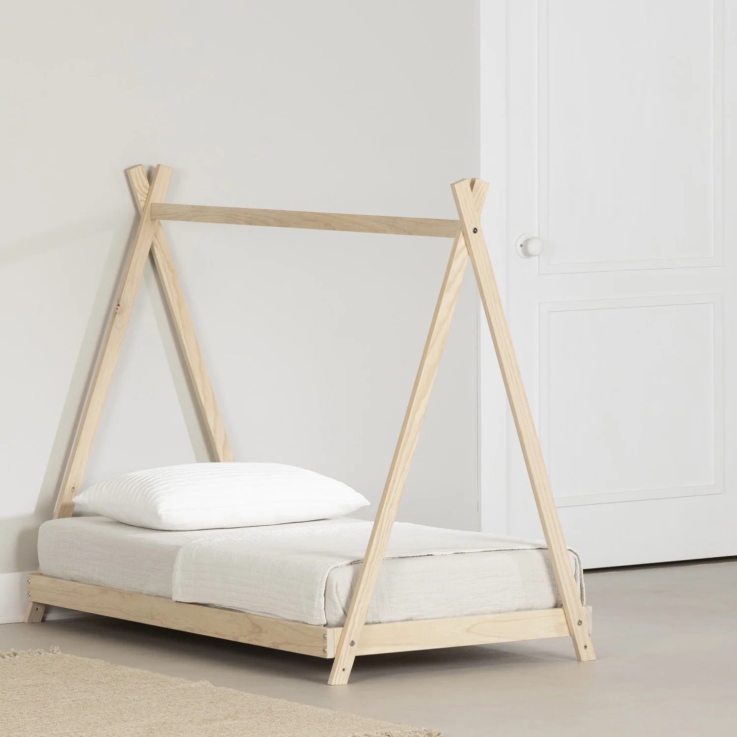 Sweedi Toddler Bed - Natural Wood