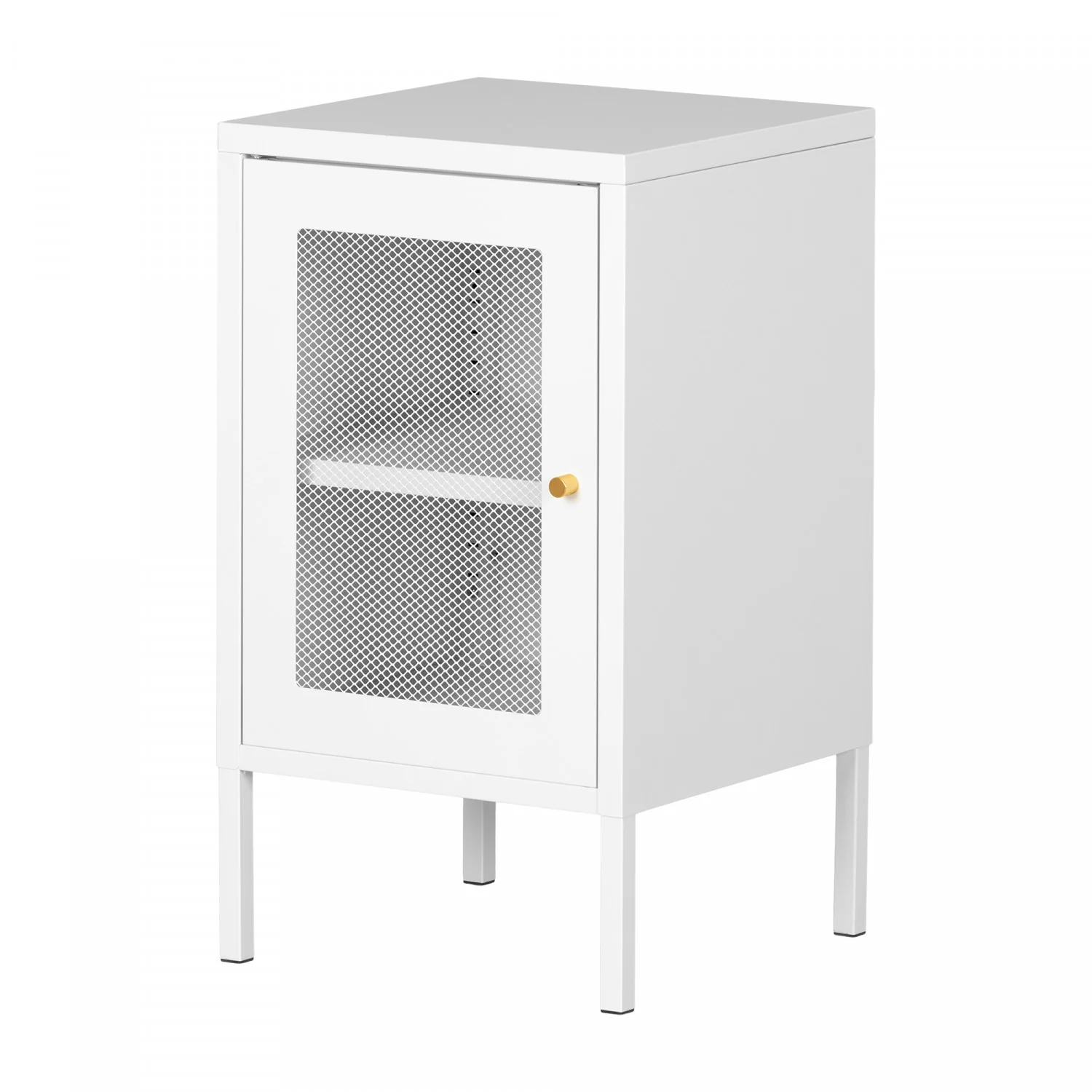 Kodali 1-Door Nightstand - White