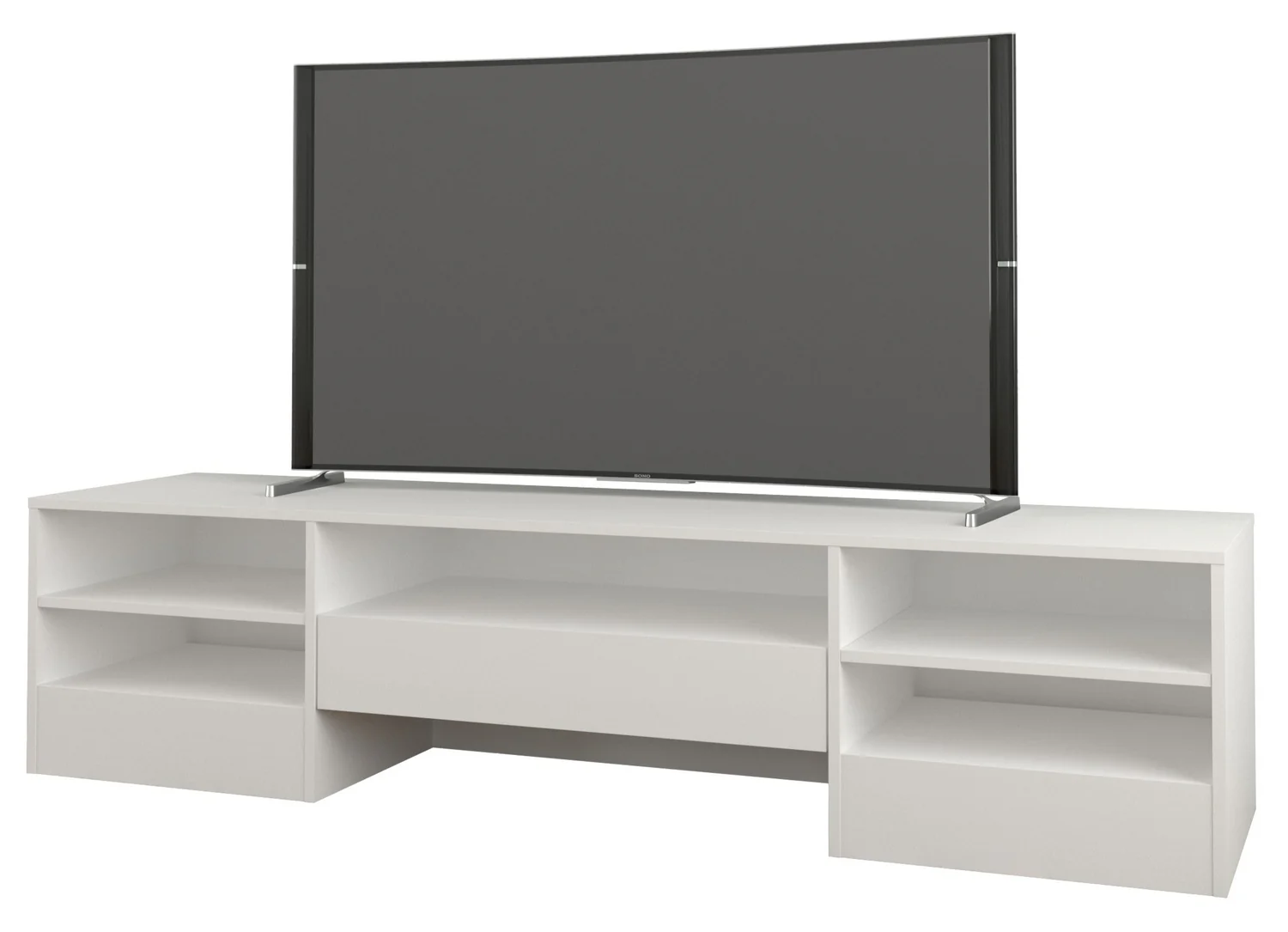 Nordika Rustik 72" TV Stand - White