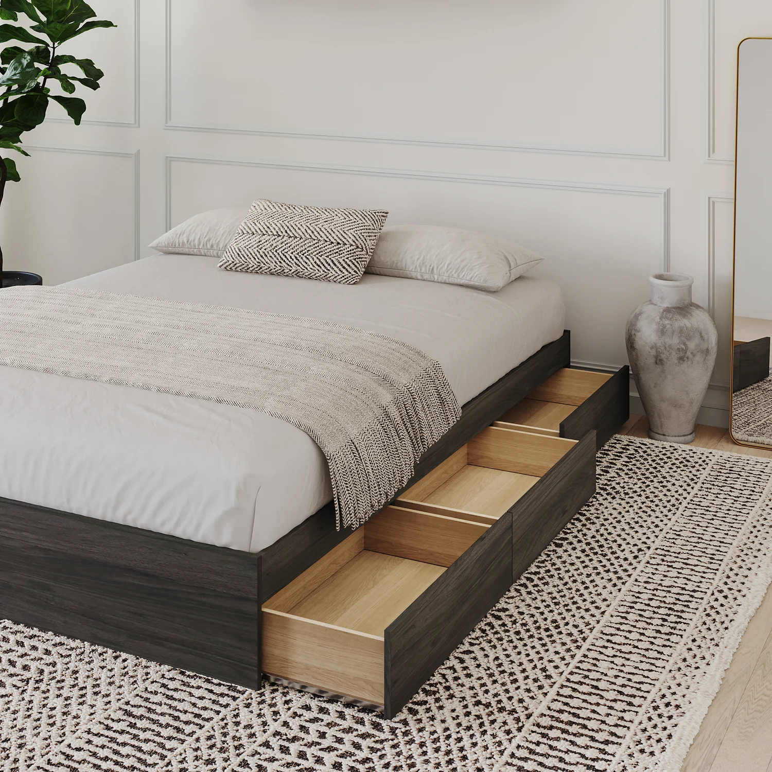 3134-nordika-queen-platform-bed-bark-grey-4.webp Nordika Queen Platform Bed - Bark Grey
