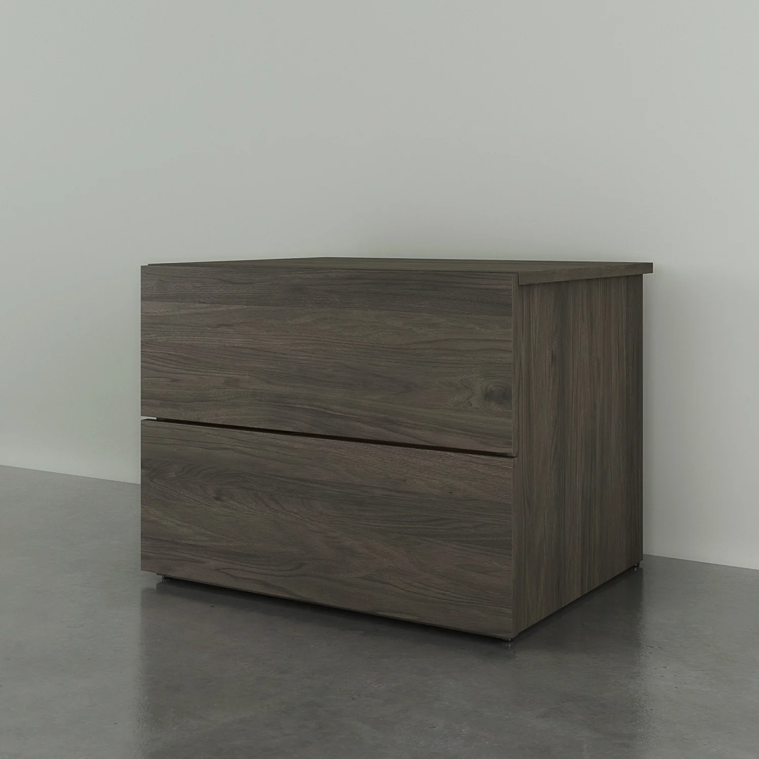 Nordika Nightstand - Bark Grey