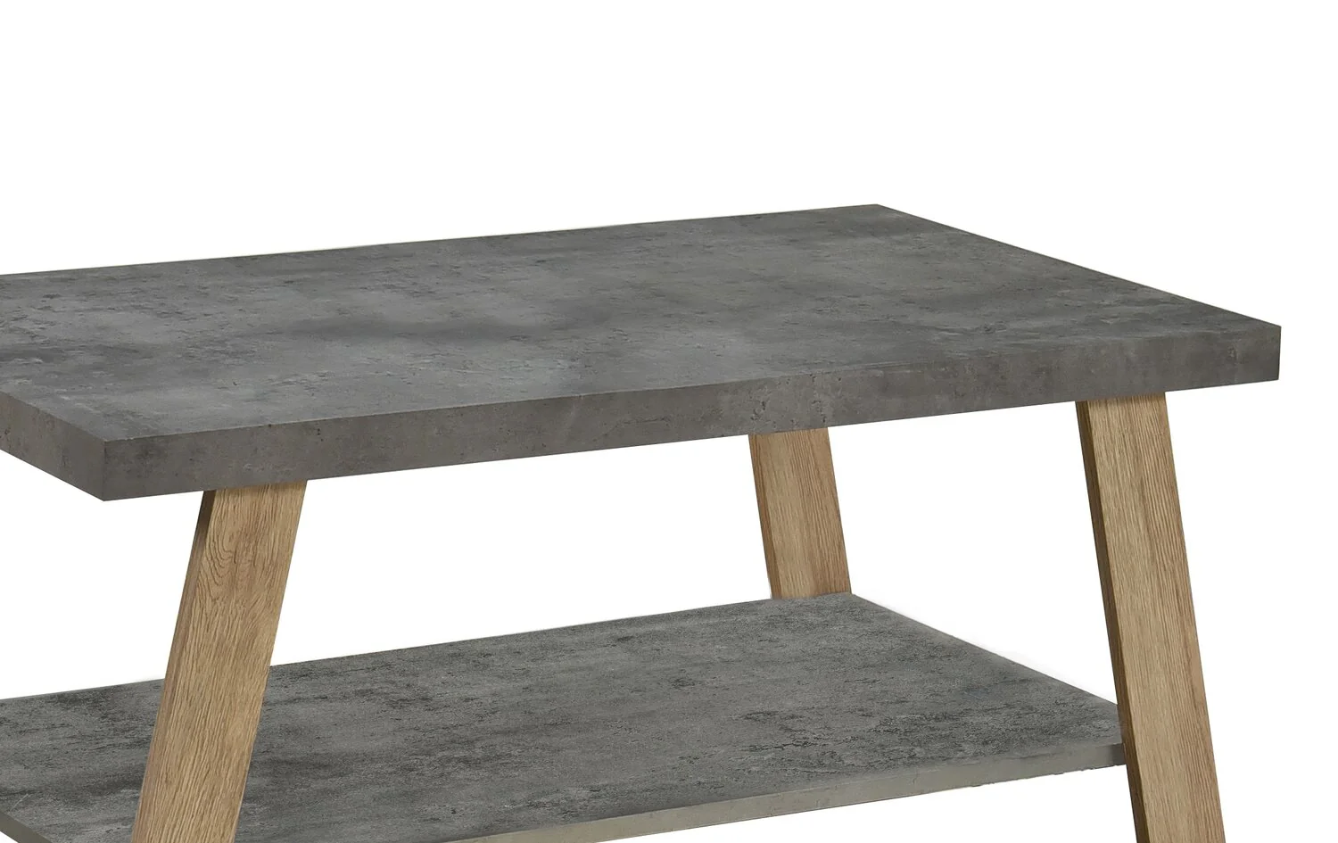 3182-kelly-43-3-modern-coffee-table-with-shelf-grey-stone-top-with-light-wood-legs-3.webp Kelly 43.3" Modern Coffee Table with Shelf - Grey Stone Top with Light Wood Legs