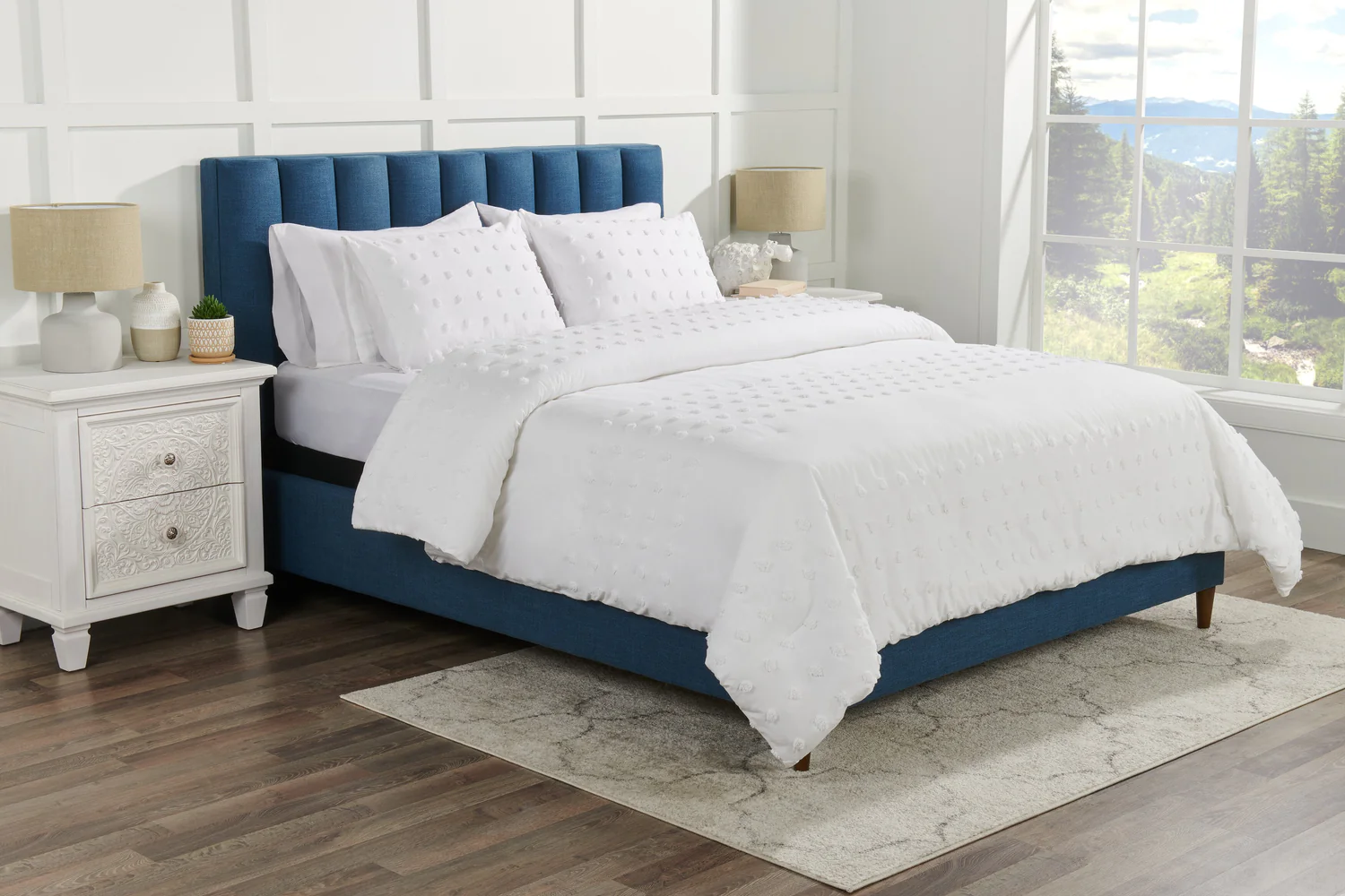 3202-rowan-3-piece-king-comforter-set-white-7.webp Rowan 3-Piece King Comforter Set - White
