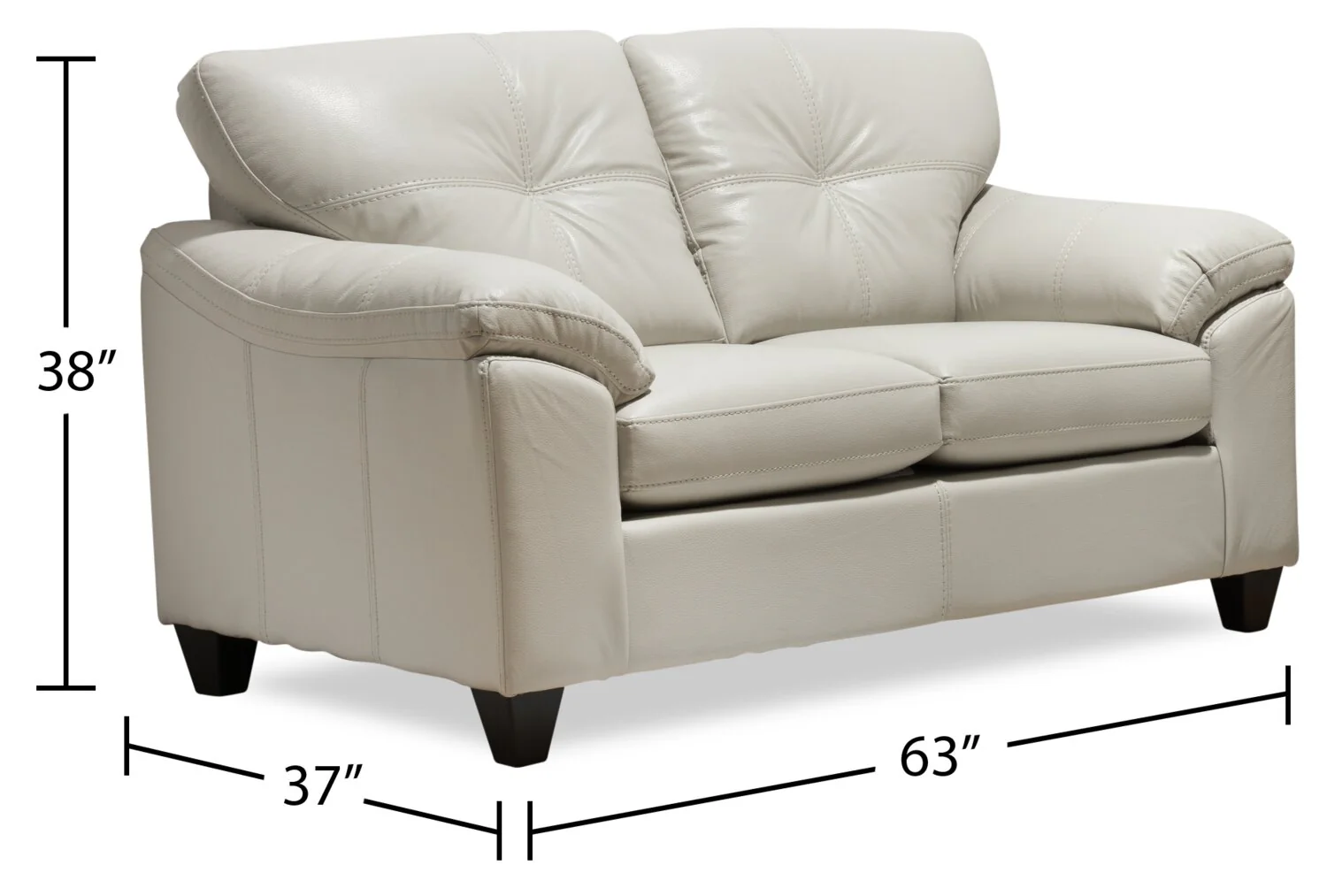 3203-made-in-canada-addison-63-leather-look-fabric-loveseat-with-removable-seat-cushions-and-tufting-beige-8.webp Made in Canada Addison 63" Leather-Look Fabric Loveseat with Removable Seat Cushions and Tufting - Beige