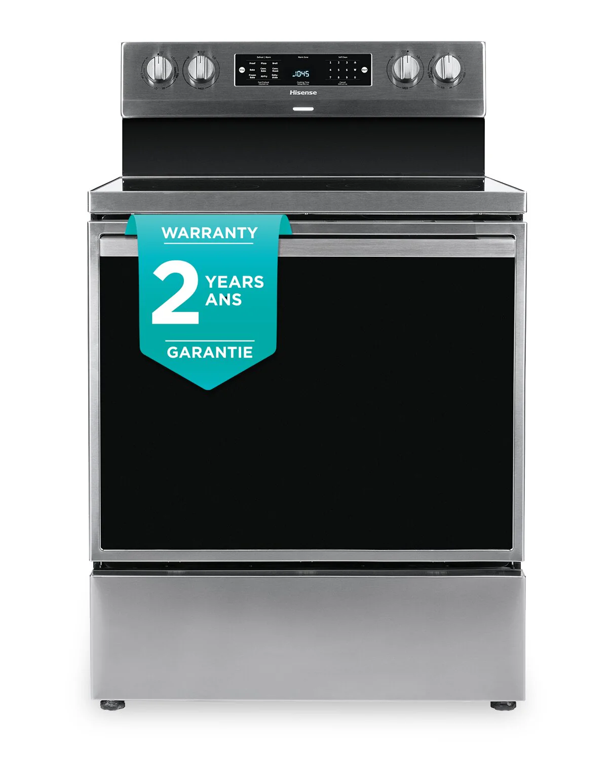 Hisense 5.8 Cu. Ft. Electric Range With Air Fry and European Convection - Stainless Steel - HBE3501CPS