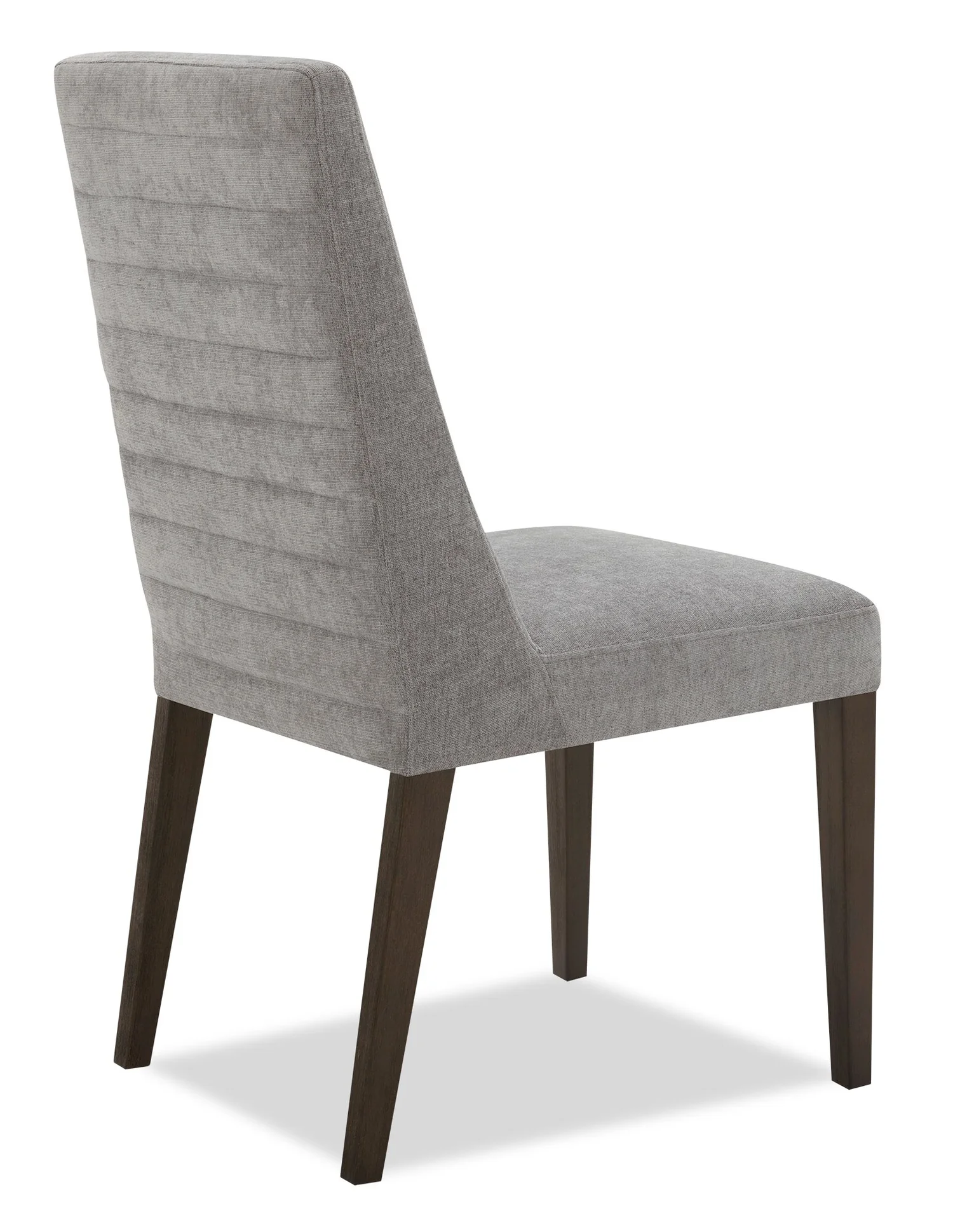 Cora Dining Chair with Polyester Fabric - Grey