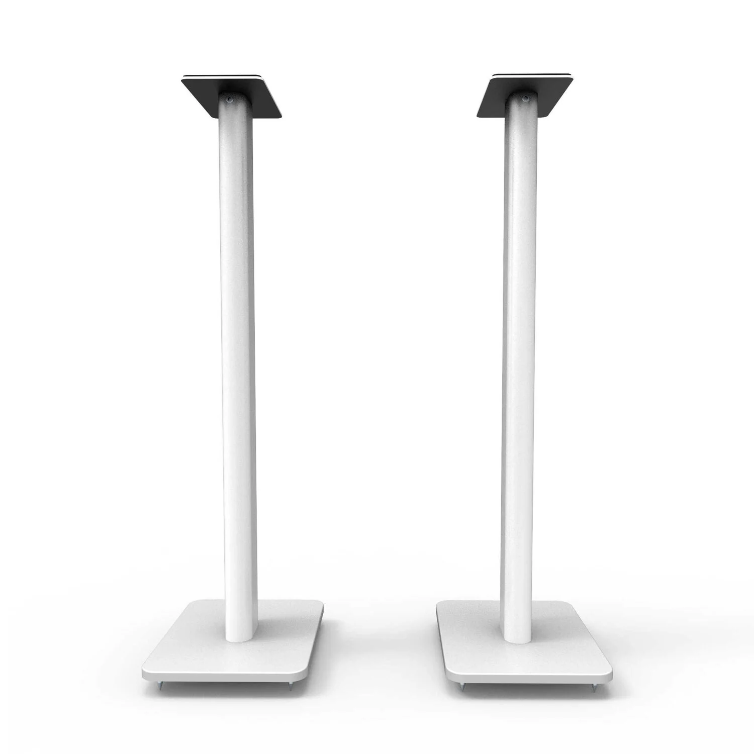 Kanto SP26PL 26" Pair of Speaker Stands with Integrated Cable Management - White