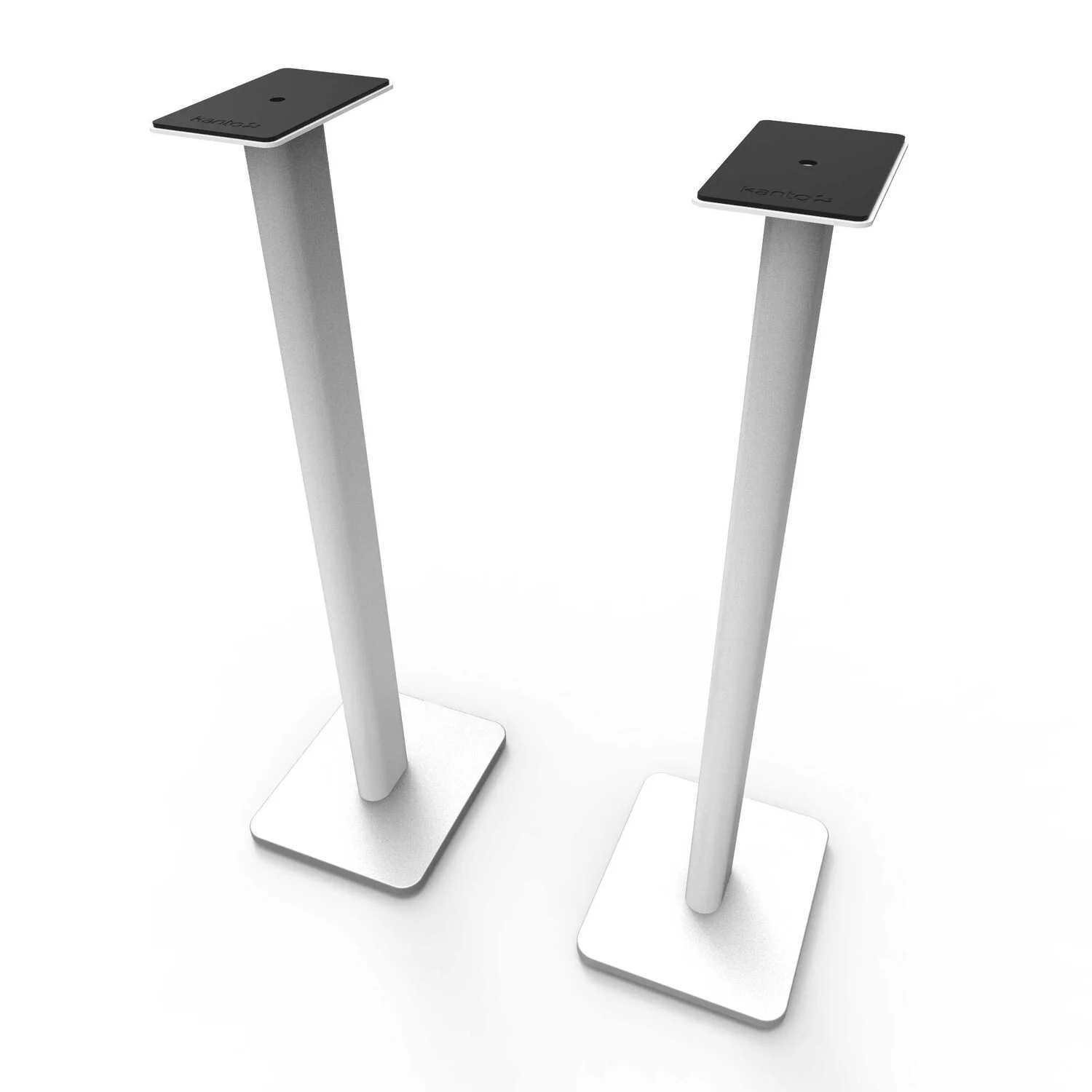 Kanto SP26PL 26" Pair of Speaker Stands with Integrated Cable Management - White