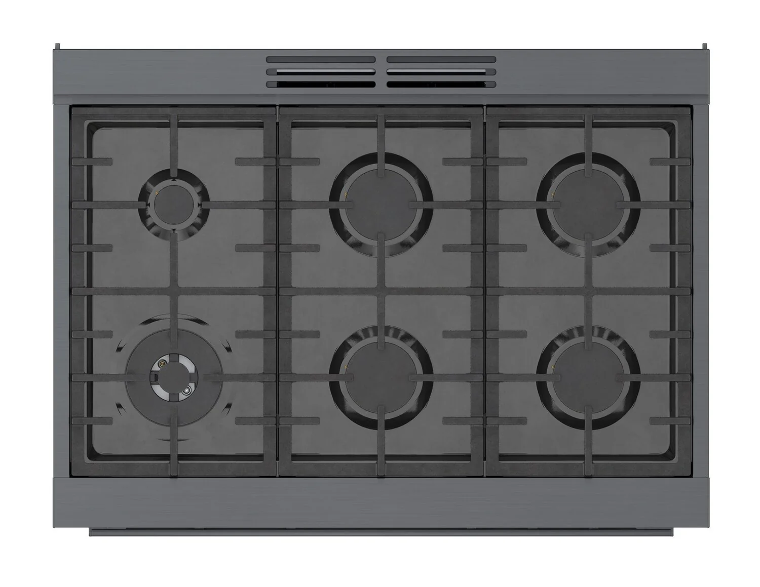 Bosch 800 Series 3.4 Cu. Ft. Industrial-Style Freestanding Gas Range - HGS8645UC