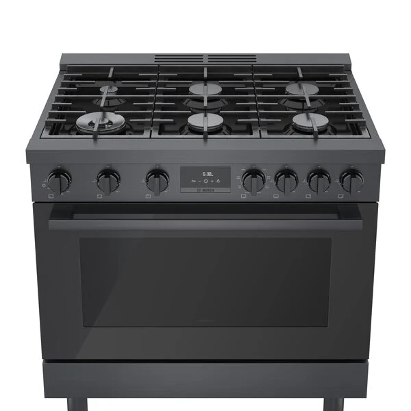 Bosch 800 Series 3.5 Cu. Ft. Dual Fuel Freestanding Range - HDS8645C