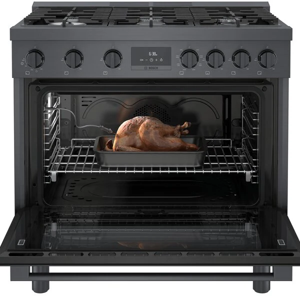 Bosch 800 Series 3.5 Cu. Ft. Dual Fuel Freestanding Range - HDS8645C