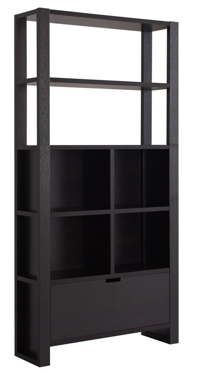Oscar Owen 36" Bookcase with Drawer & 6 Shelves - Espresso