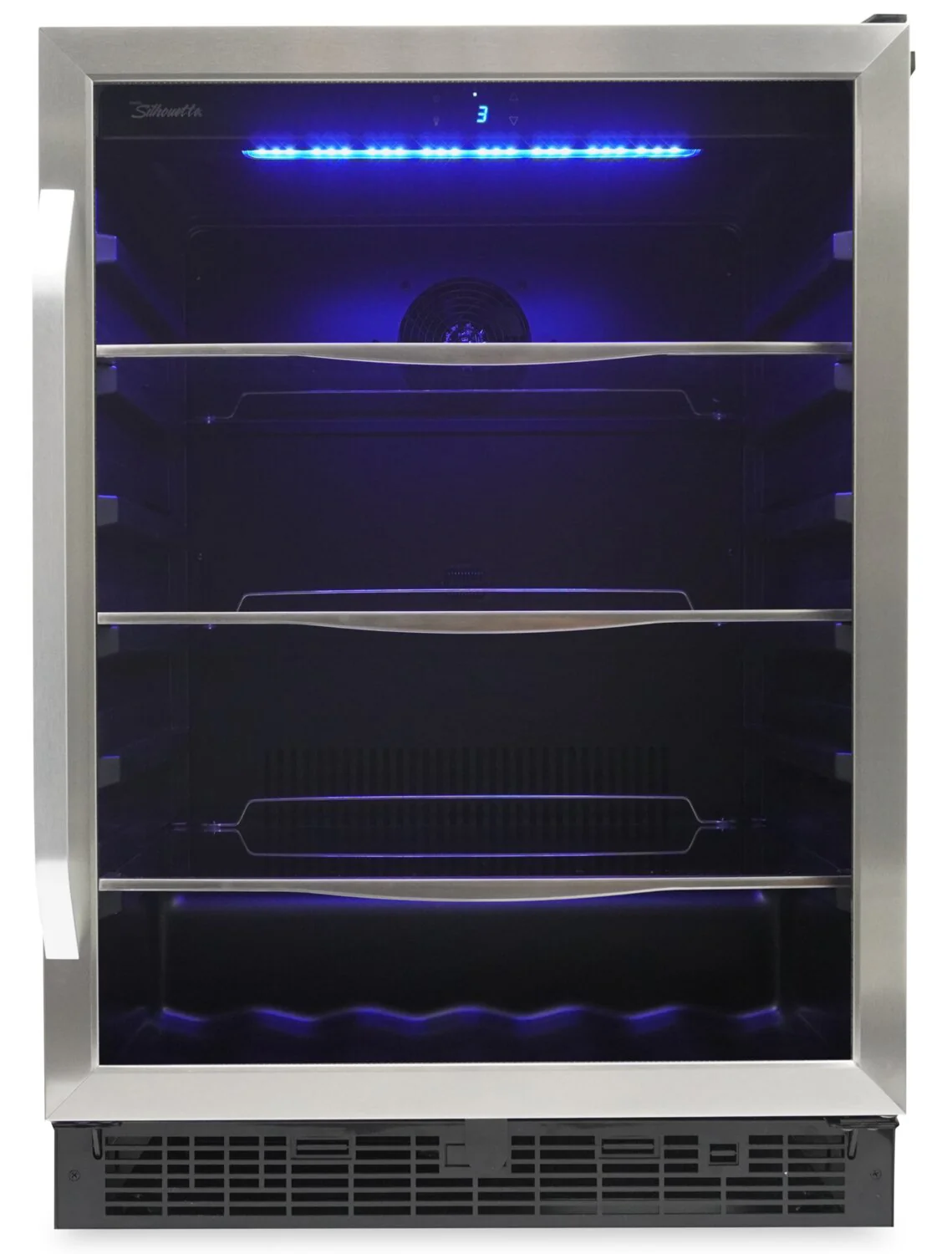 Silhouette Riccotta 23.8" 5.7 Cu. Ft. Single-Door Beverage Centre - Stainless Steel - SBC057D1BSS