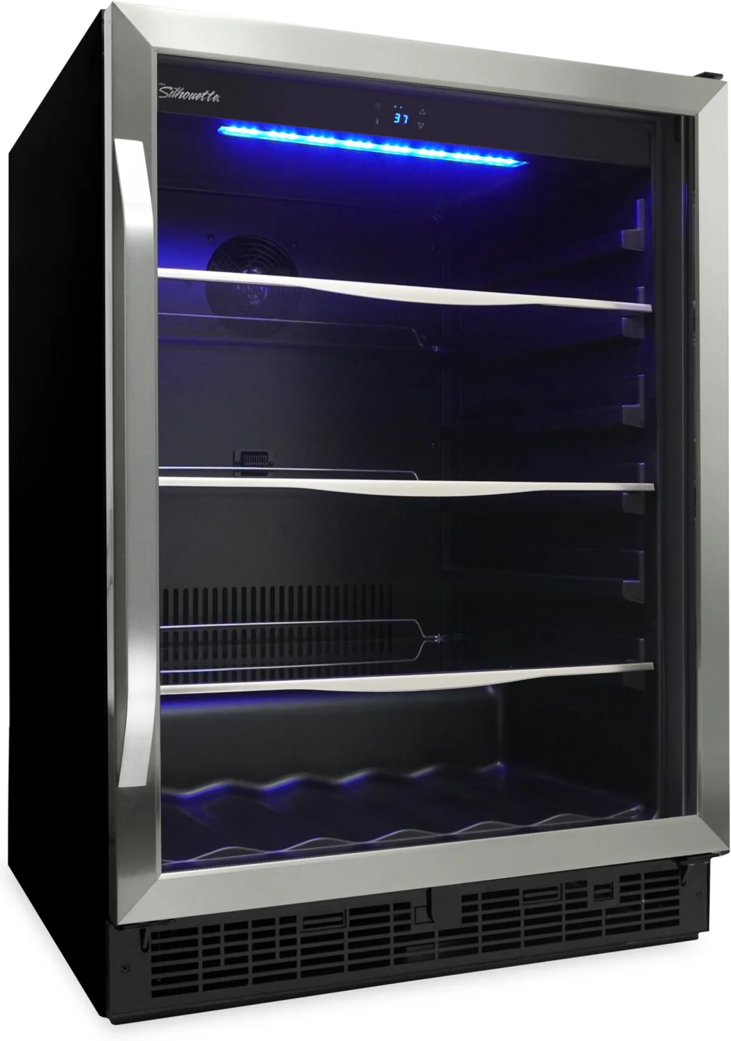 Silhouette Riccotta 23.8" 5.7 Cu. Ft. Single-Door Beverage Centre - Stainless Steel - SBC057D1BSS