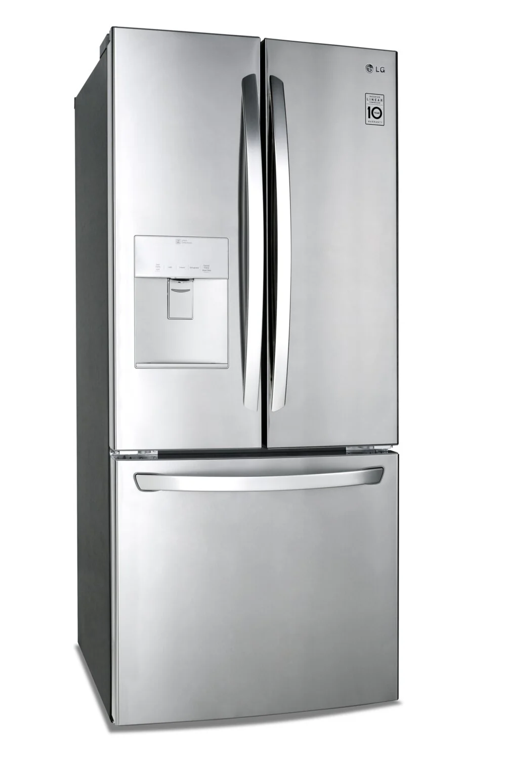 LG 30" 22 Cu. Ft. French-Door Refrigerator - Smudge Proof Stainless Steel - LRFWS2200S