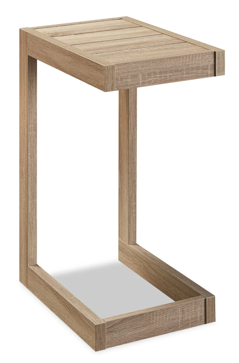 Orrie 11.75" C-Shaped Chairside Table - Taupe