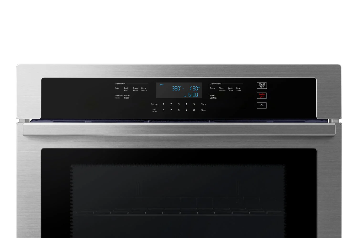 Samsung 30" 5.1 Cu. Ft. Electric Wall Oven with Digital Touch Controls with Wi-Fi - Stainless Steel - NV51T5512SS/AC