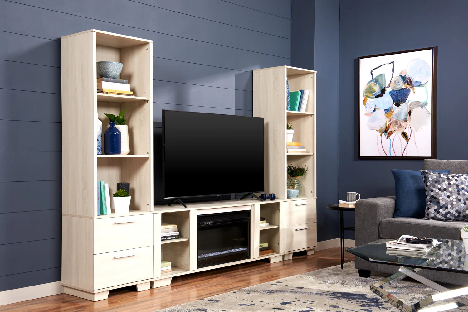 417-antoni-62-modern-electric-fireplace-tv-stand-with-storage-and-cable-management-for-tvs-up-to-70-white-9.webp Antoni 62" Modern Electric Fireplace TV Stand with Storage and Cable Management for TVs up to 70"- White