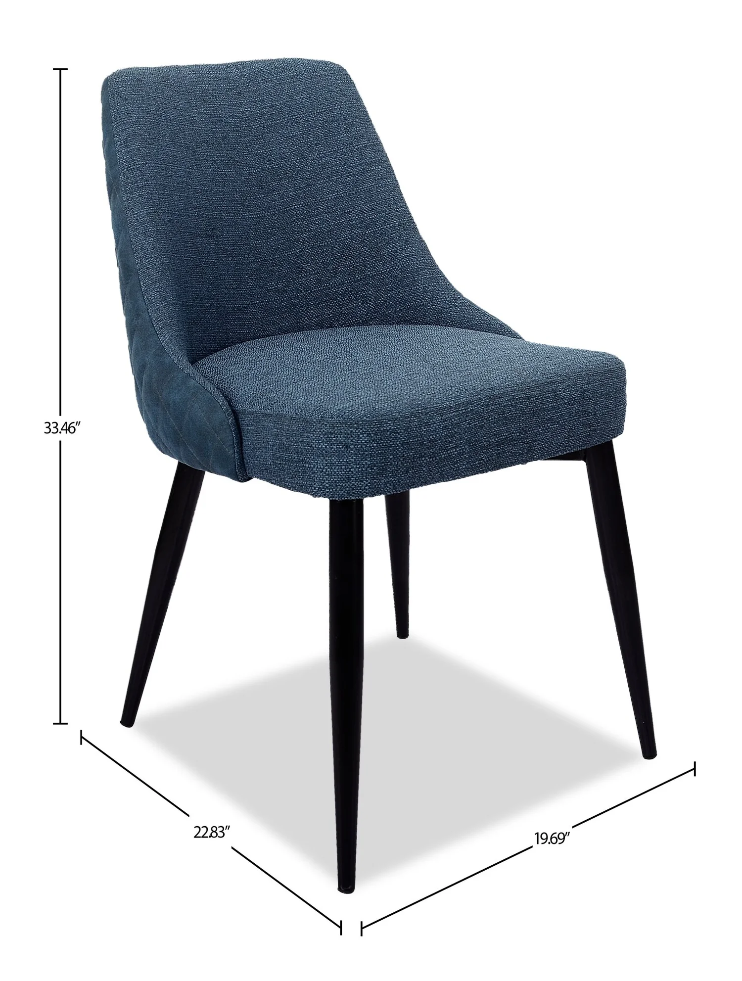 427-eden-dining-chair-with-linen-look-fabric-metal-blue-15.webp Eden Dining Chair with Linen-Look Fabric, Metal - Blue