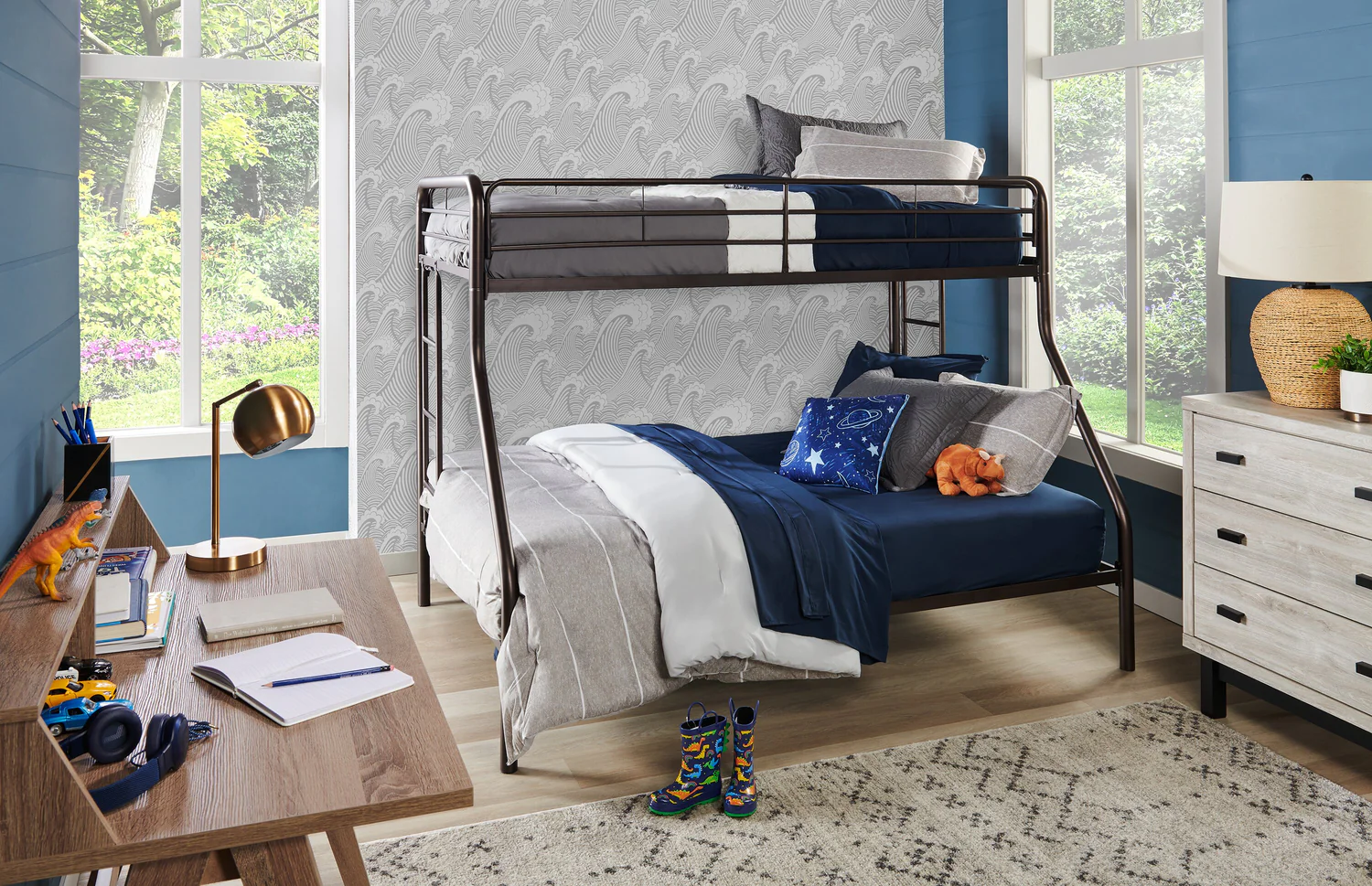 432-stripes-3-piece-full-queen-comforter-set-grey-13.webp Stripes 3-Piece Full/Queen Comforter Set - Grey