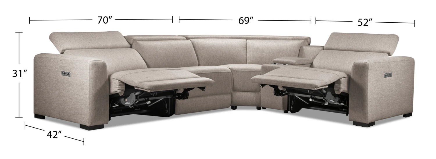 442-adelaide-5-piece-power-reclining-sectional-grey-4.webp Adelaide 5-Piece Power Reclining Sectional - Grey