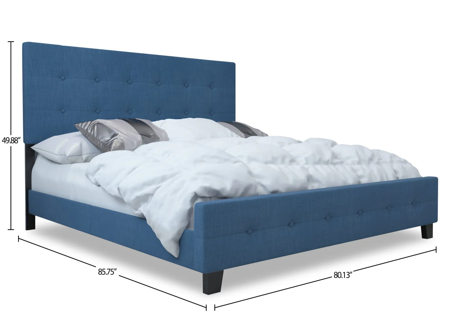 472-page-upholstered-bed-in-blue-linen-look-fabric-button-tufted-king-size-8.webp Page Upholstered Bed in Blue Linen-Look Fabric, Button Tufted - King Size