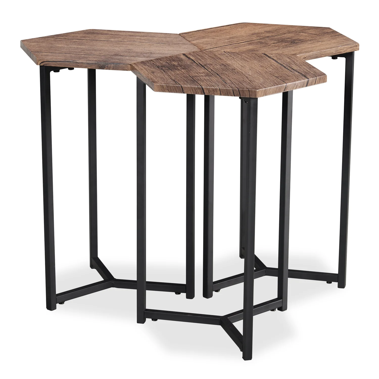 487-cleo-15-7-3-pack-chairside-table-package-brown-with-black-metal-legs-1.webp Cleo 15.7" 3-Pack Chairside Table Package - Brown with Black Metal Legs