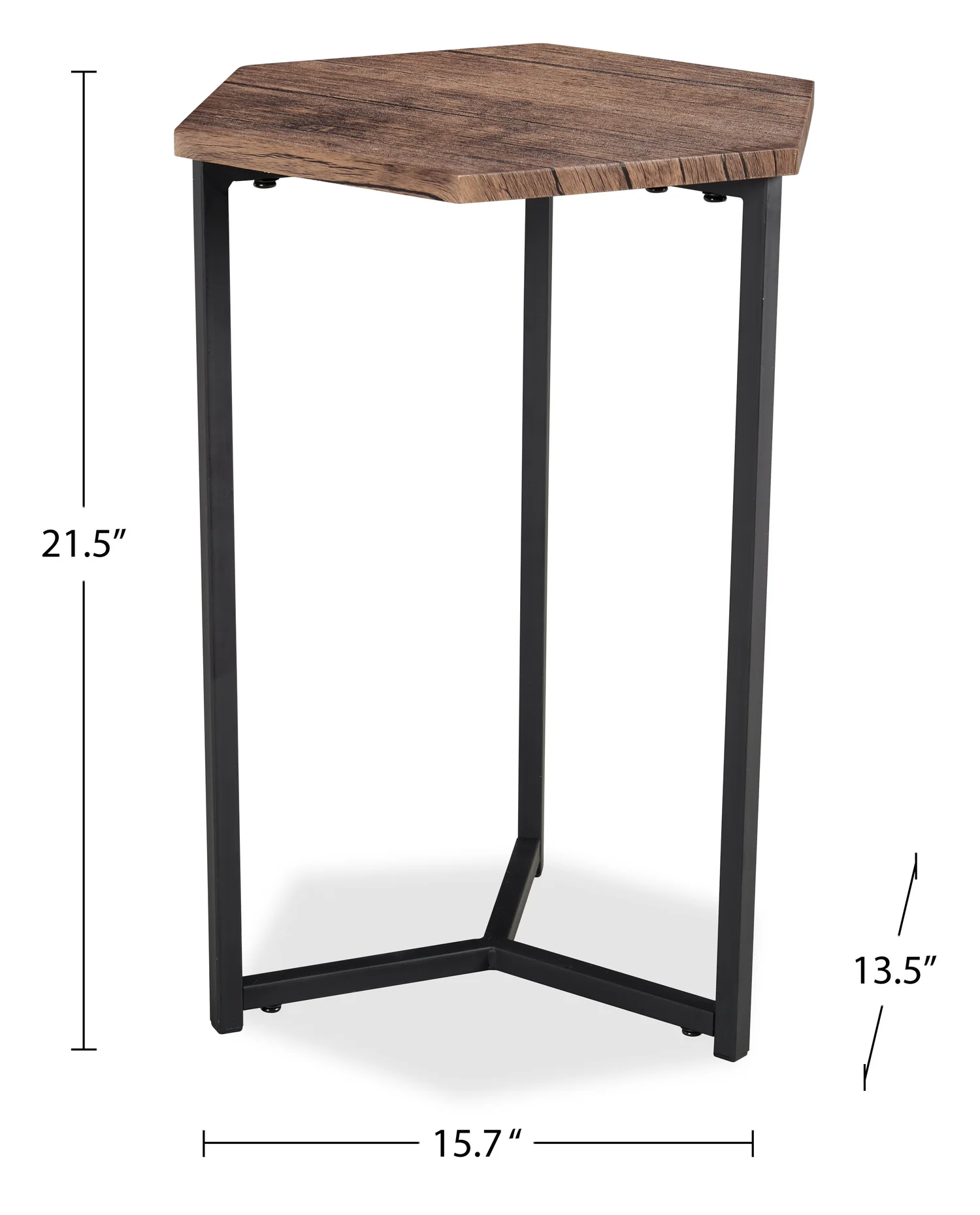 487-cleo-15-7-3-pack-chairside-table-package-brown-with-black-metal-legs-5.webp Cleo 15.7" 3-Pack Chairside Table Package - Brown with Black Metal Legs