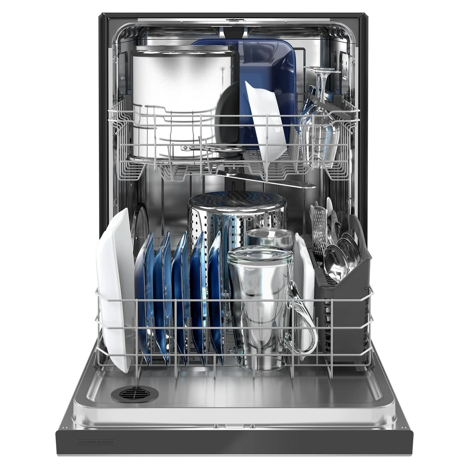 Maytag 24" 50 dBA Built-In Front-Control Dishwasher - Fingerprint Resistant Stainless Steel - MDB4949SKZ