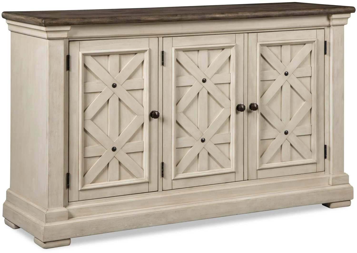 Isla Dining Server with Storage, 57.8"W - Antique White