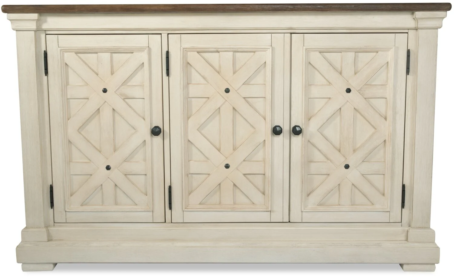 Isla Dining Server with Storage, 57.8"W - Antique White