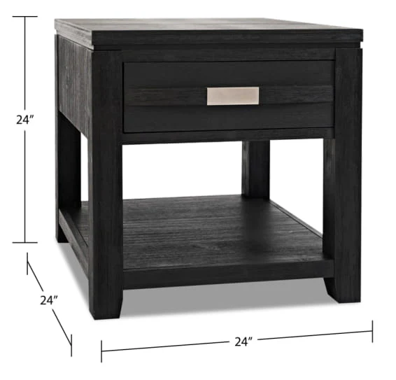 72-bronx-24-rustic-end-table-with-storage-and-shelf-charcoal-wood-6.webp Bronx 24" Rustic End Table with Storage and Shelf - Charcoal Wood