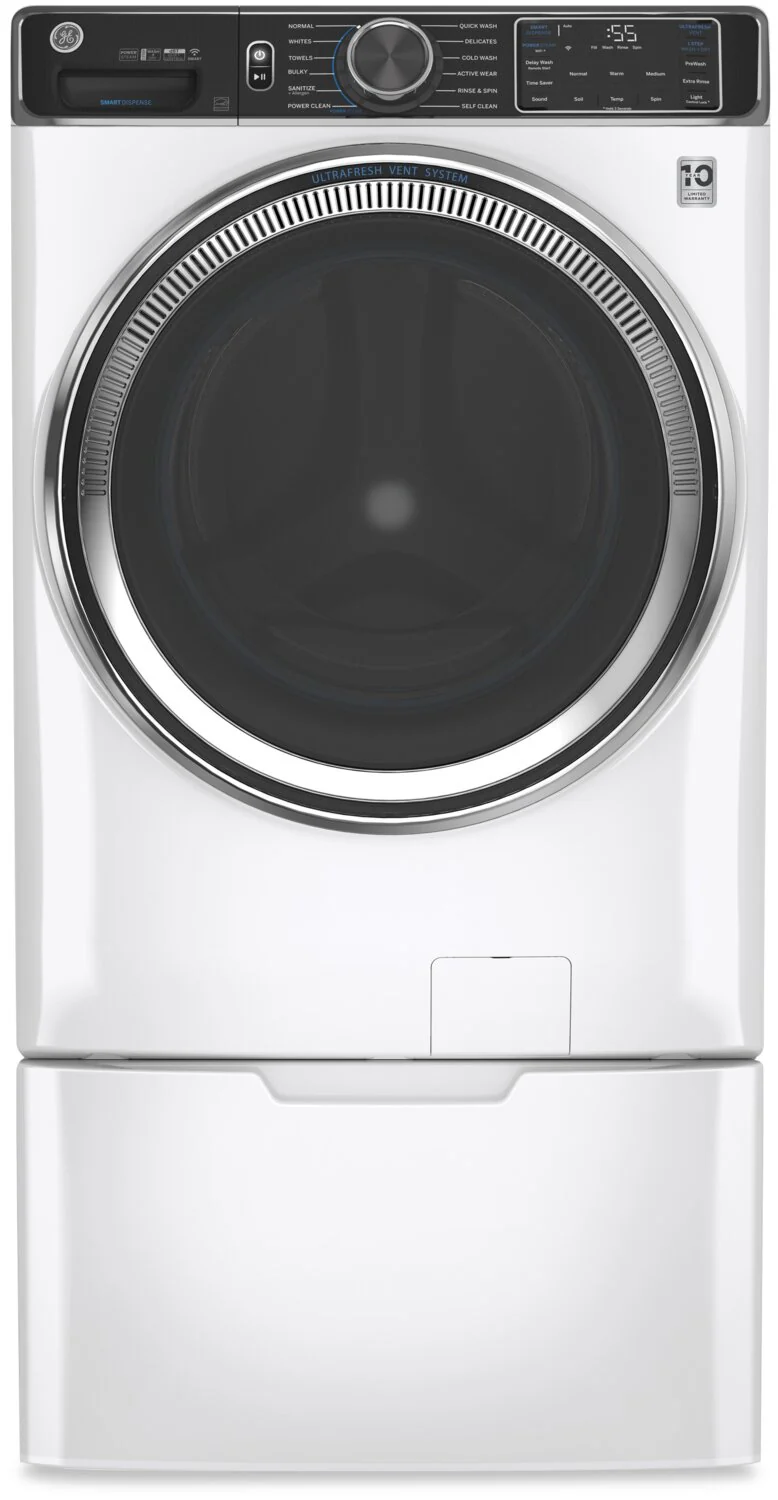 GE 28" Laundry Pedestal - GFP1528SNWW