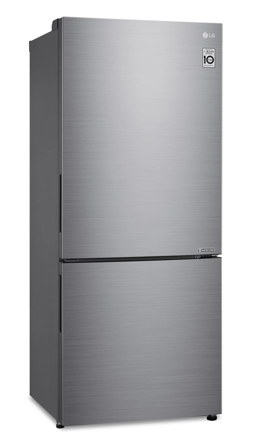 LG 28" 15 Cu. Ft. Bottom-Mount Counter-Depth Refrigerator - Platinum Silver - LBNC15251V