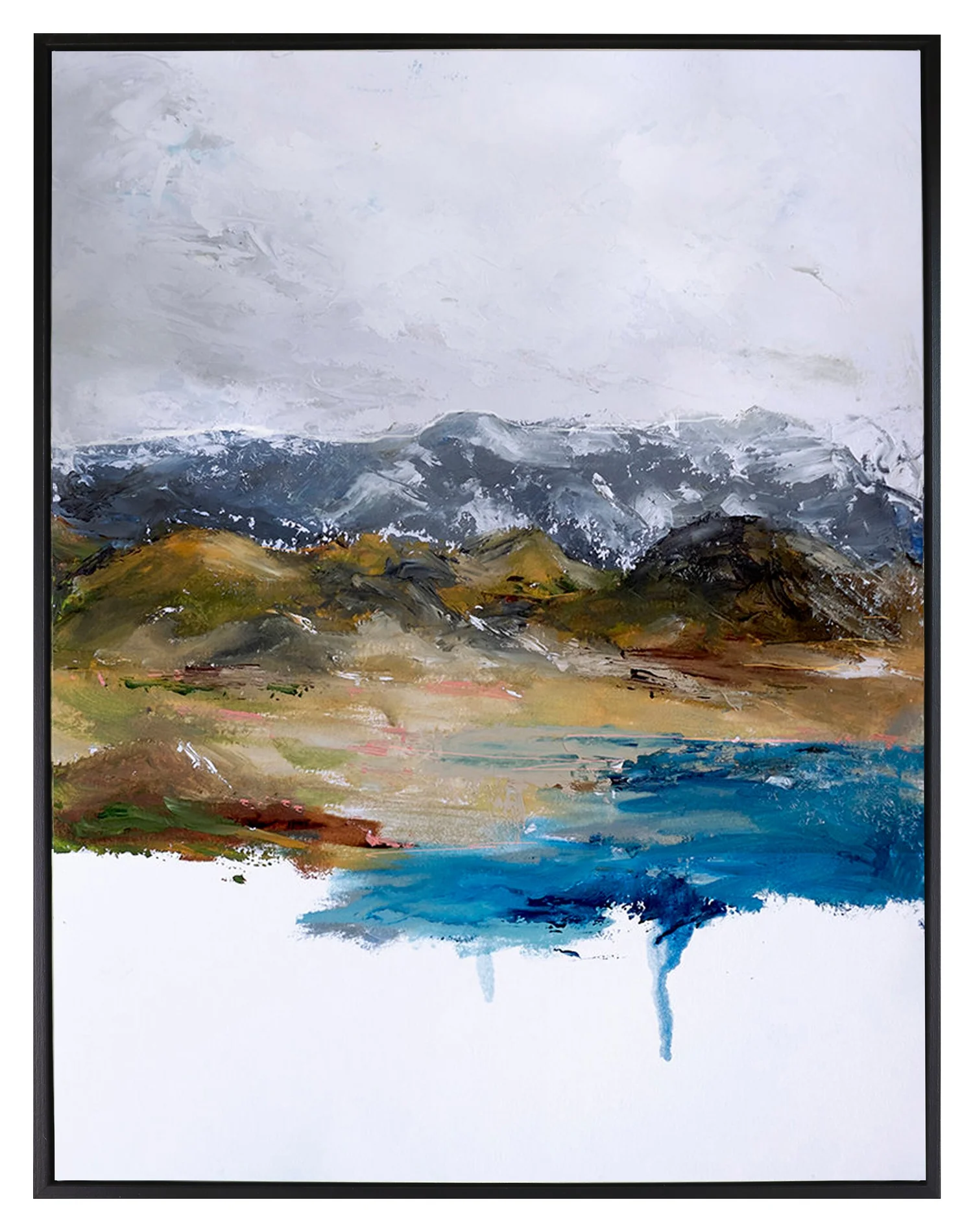 Acrylic Abstract Landscape - 31" x 41"