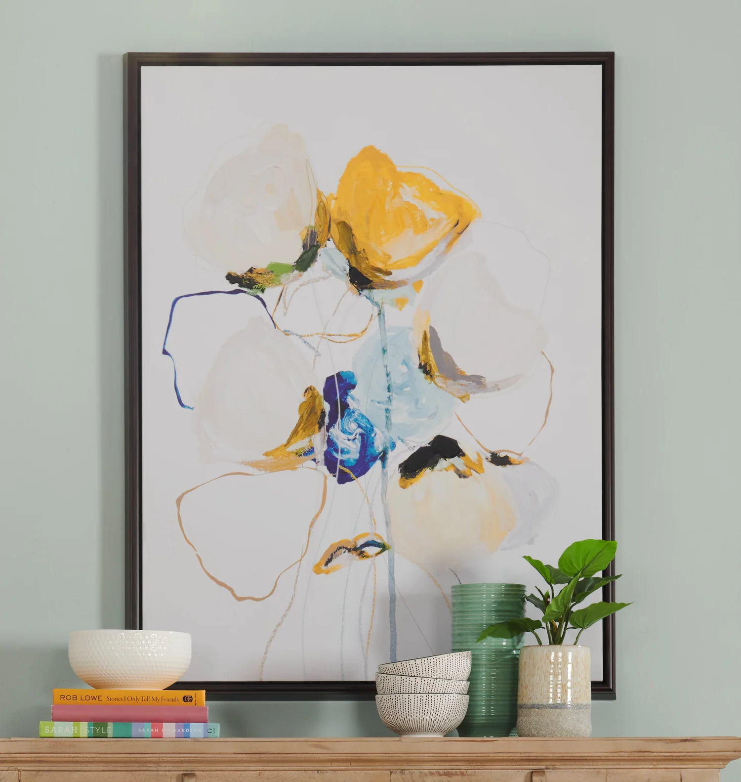 Acrylic Yellow Flower - 31" x 41"