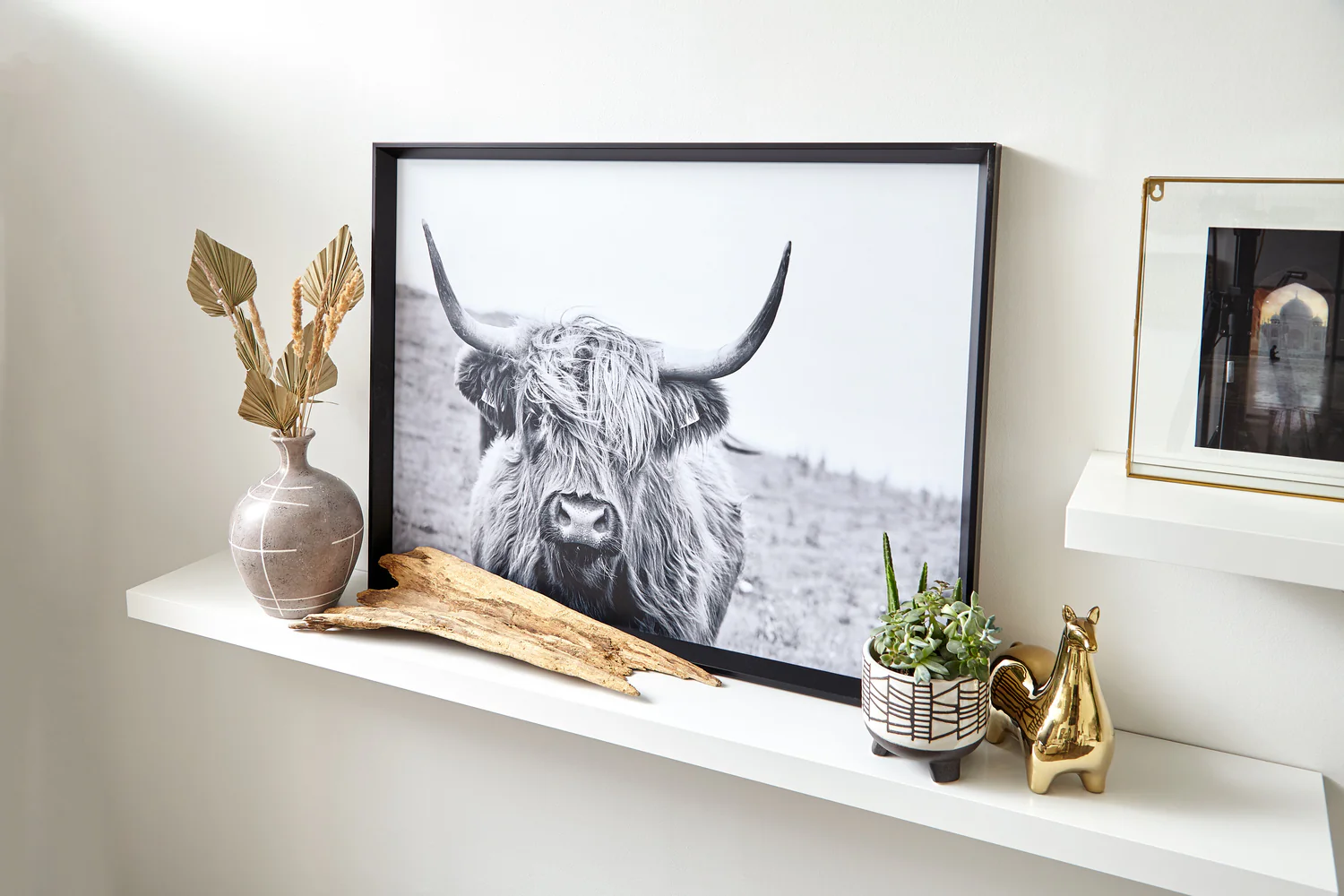 Framed Laminated Bull - 31" x 41"