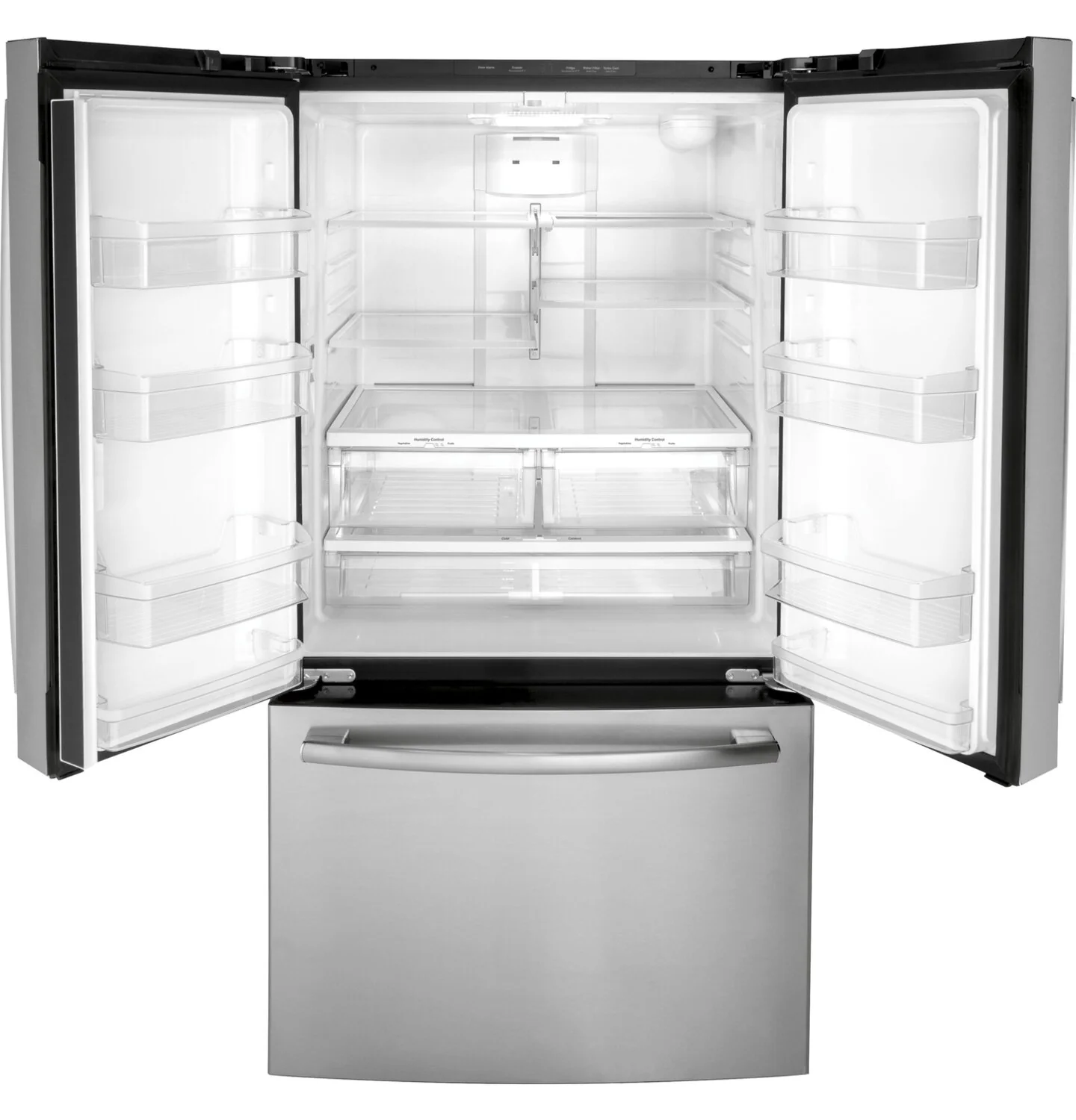 GE 36" 27 Cu. Ft. French-Door Refrigerator - Stainless - GNE27JYMFS
