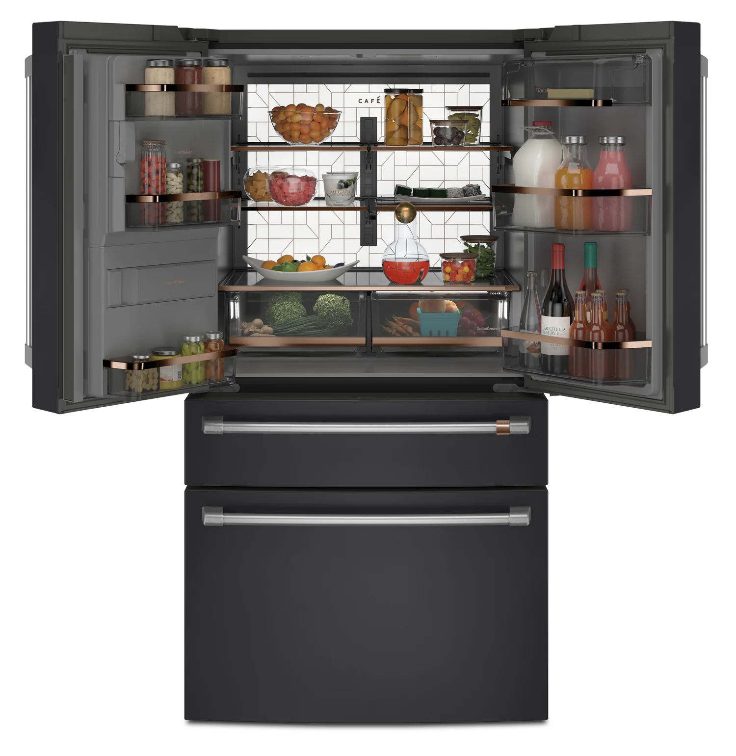 797-cafe-36-27-8-cu-ft-french-door-refrigerator-matte-black-cve28dp3nd1-5.webp Cafe 36" 27.8 Cu. Ft. French-Door Refrigerator - Matte Black - CVE28DP3ND1