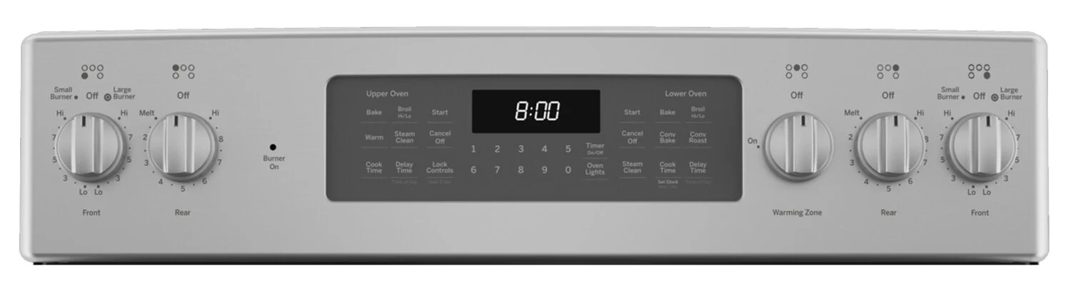 GE 6.6 Cu. Ft. Electric Range with Air Fry and Steam Clean - Stainless Steel - JBS86SPSS