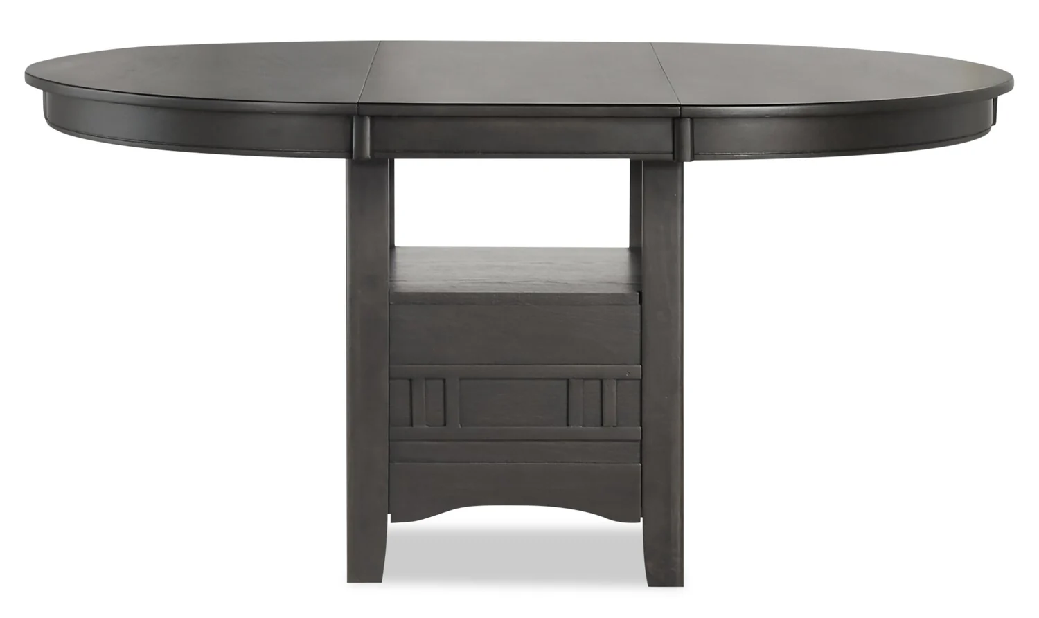 Dena Dining Table with 42-60"W Extension, Round  - Grey